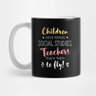 Social Studies Teacher Gifts - Beautiful Wings Quote Mug